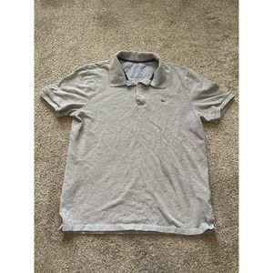 Vineyard Vines Polo Adult Medium Grey Short Sleeve Logo Cotton